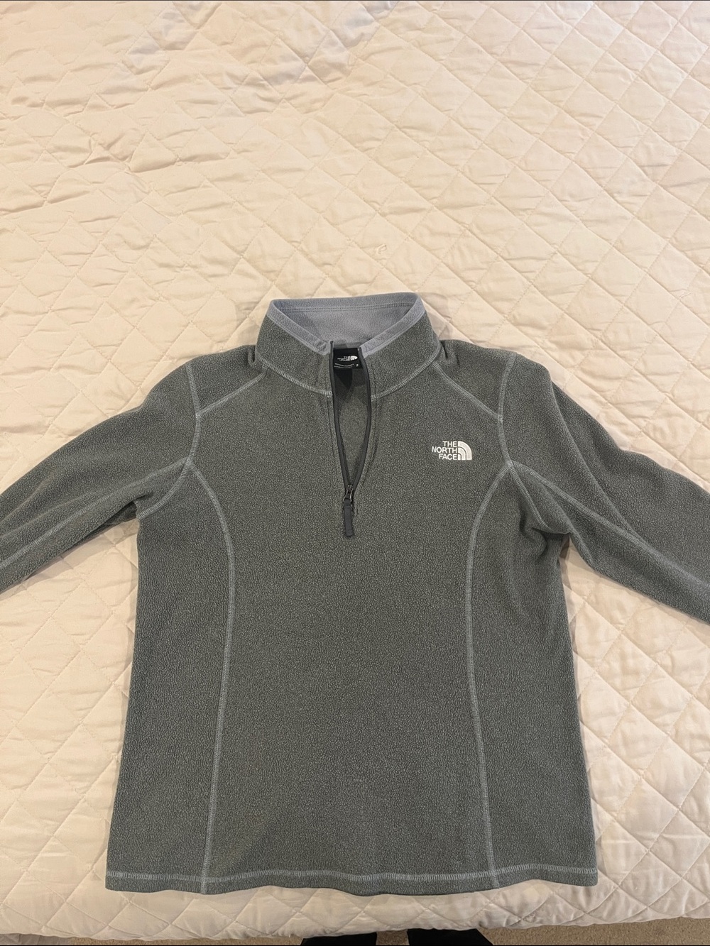 The North Face Gray Quarter-Zip Fleece Pullover
